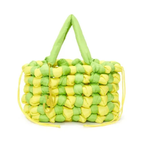 JW Anderson , Large Knotted Tote Bag ,Green female, Sizes: ONE SIZE