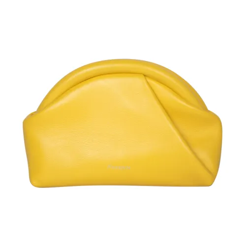 JW Anderson , Leather Bag with Magnetic Fastening ,Yellow female, Sizes: ONE SIZE
