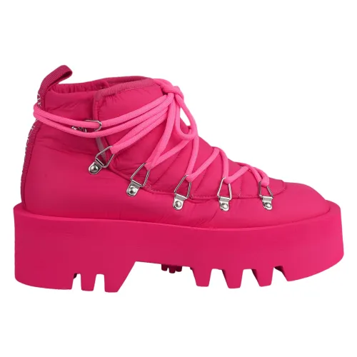 JW Anderson , Nylon Boots Anwa - ,Pink female, Sizes: