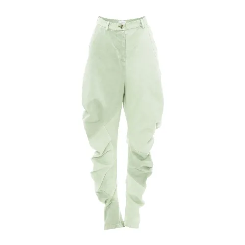 JW Anderson , Twisted Green Pants ,Green female, Sizes: