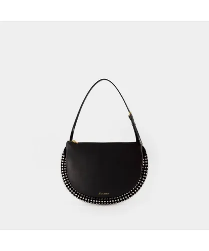 J.W.Anderson Unisex Crystal Bumper-Moon Hobo Bag - J.W. Anderson - Black - Leather Leather (archived) - One Size
