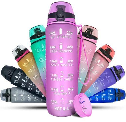 K-MART Water Bottle 1L Sports Water Bottle with