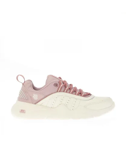 K-Swiss Womenss Castle Trainers in White Leather (archived)