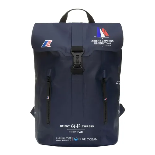 K-Way , Blue Waterproof Bags ,Blue unisex, Sizes: ONE SIZE