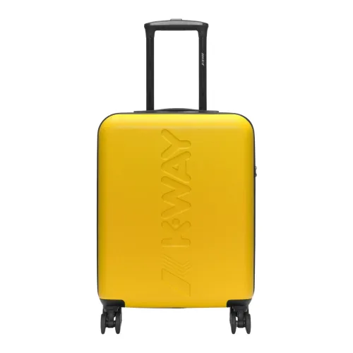 K-Way , Cabin Trolley Small Suitcase ,Yellow unisex, Sizes: ONE SIZE