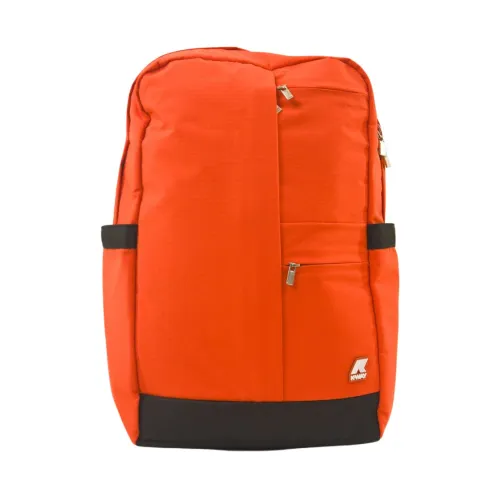 K-Way , Compact and Functional Backpack ,Orange unisex, Sizes: ONE SIZE