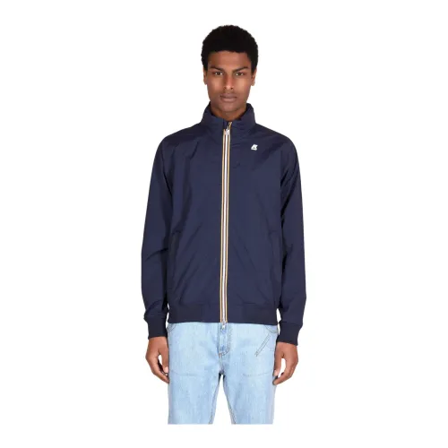 K-Way , Cotton Jacket ,Blue male, Sizes: