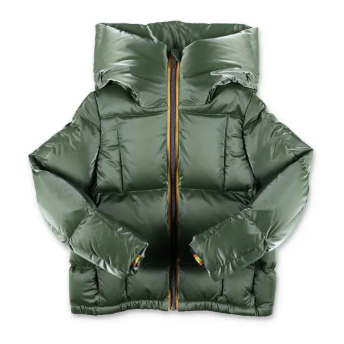 K-Way , Esone Heavy Down Jacket ,Green female, Sizes: