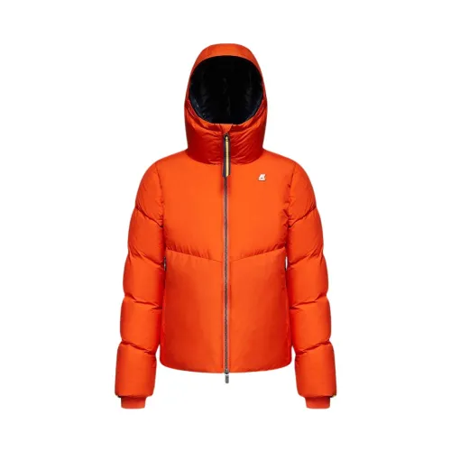 K-Way , Hugol Thermo Soft Touch Down Jacket ,Orange male, Sizes:
