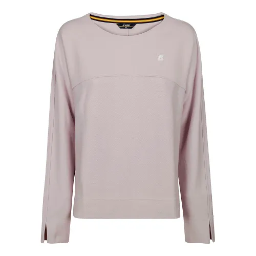 K-Way , Juliet Cotton Sweatshirt ,Pink female, Sizes: