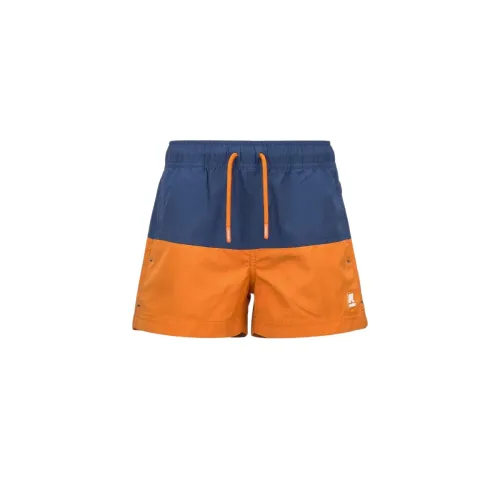 K-Way , Kids Boxer Swimwear Colorblock Design ,Multicolor male, Sizes: