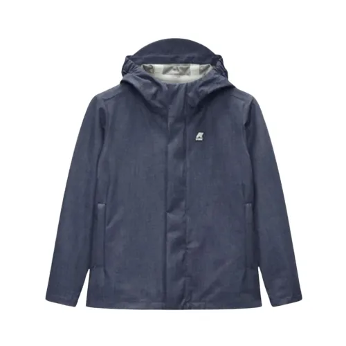 K-Way , Lightweight Denim Jacket ,Blue female, Sizes:
