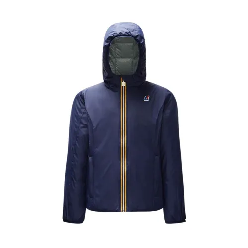 K-Way , Lightweight Jacket, Llily Thermo Plus Double Divet ,Blue male, Sizes: