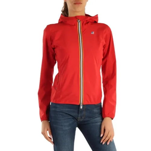 K-Way , Lightweight Jacket ,Red female, Sizes: