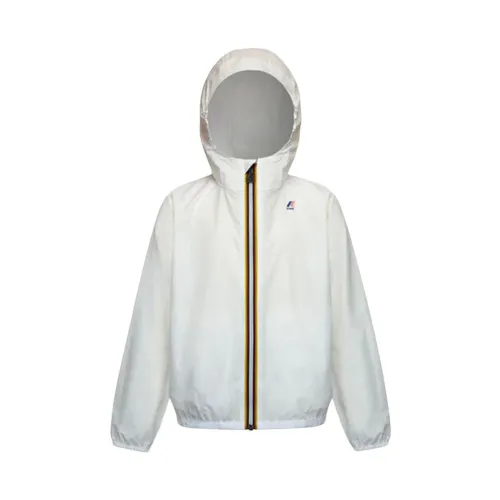 K-Way , Lightweight Windproof Nylon Jacket ,White female, Sizes: