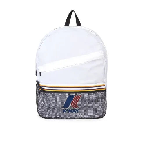 K-Way , Modern Man`s Stylish Backpack ,White male, Sizes: ONE SIZE