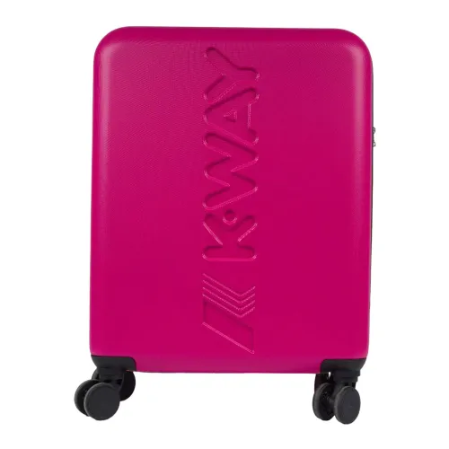 K-Way , Small Fuchsia Cabin Trolley ,Pink female, Sizes: ONE SIZE