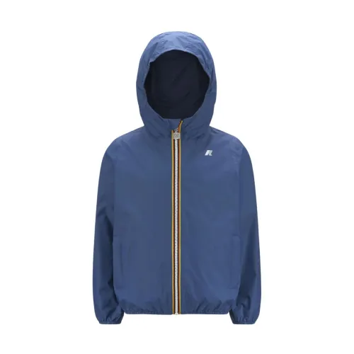 K-Way , Stylish Jacket for Men ,Blue male, Sizes: