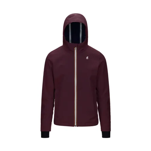 K-Way , Urban Triple-Layer Bonded Jacket ,Red male, Sizes: