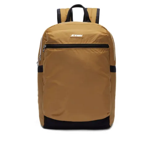 K-Way , Versatile and Compact Brown Backpack ,Brown unisex, Sizes: ONE SIZE