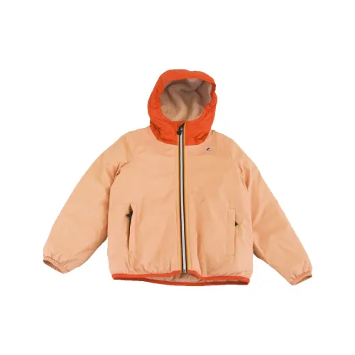K-Way , Waterproof Nylon Jacket with Teddy Lining ,Pink male, Sizes: