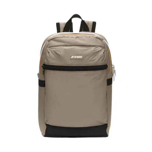 K-Way , Waterproof Ripstop Backpack ,Beige unisex, Sizes: ONE SIZE