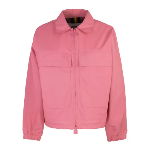 K-Way , Waterproof Windproof Short Box Jacket ,Pink female, Sizes:
