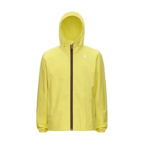 K-Way , Windbreaker Jacket ,Yellow male, Sizes: