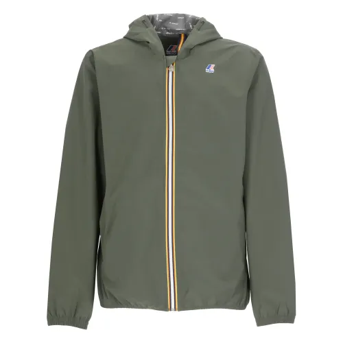 K-Way , Windproof Jacket ,Green male, Sizes: