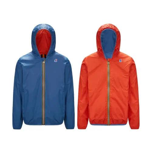 K-Way , Winter Jacket, Reversible Boy`s Style ,Blue male, Sizes: