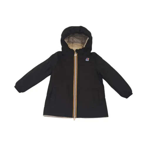 K-Way , Winter Jacket, Sophie Plus Nudvet Reversible Fullzip with Hood ,Black male, Sizes: