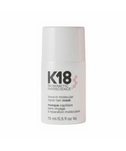 K18 Womens Biomimetic Hairscience Leave In Molecular Repair Hair Mask 15ml - NA - One Size