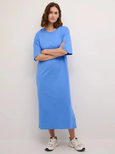 KAFFE Edna Casual Fit T-Shirt Midi Dress - Ultramarine - Female