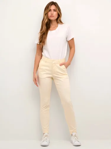 KAFFE Lea Chino Trousers - Antique White - Female