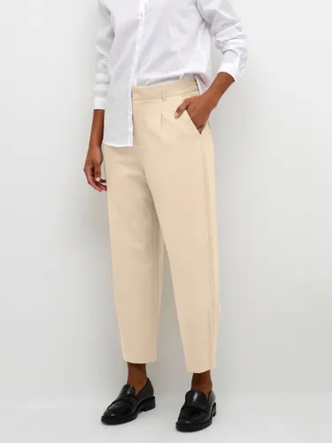 KAFFE Merle Cropped Suit Trousers - Feather Gray - Female