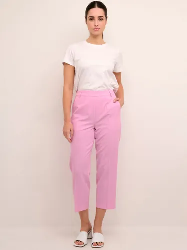 KAFFE Sakura Cropped Trousers - Pink Frosting - Female