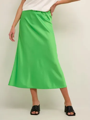 KAFFE Sasmina Midi Skirt, Green - Green - Female