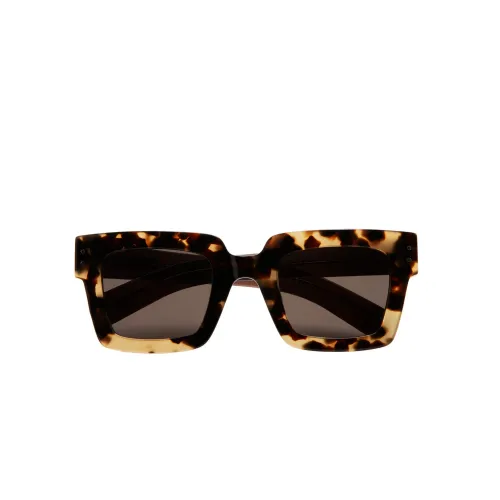 Kaleos , Thayer Square Sunglasses in Brown Tortoise ,Brown female, Sizes: