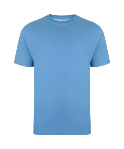 Kam Menswear Kam Denim Mens T-Shirts Big & Tall Short Sleeve Crew Neck - Blue
