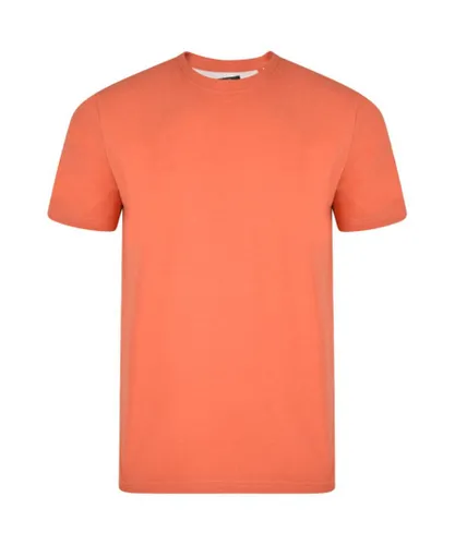 Kam Menswear Kam Denim Mens T-Shirts Big & Tall Short Sleeve Crew Neck - Orange