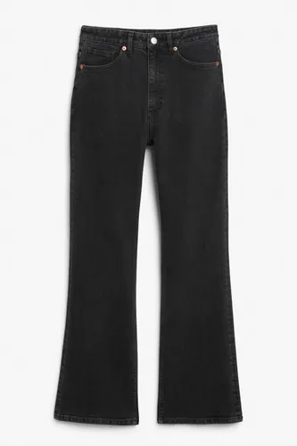 Kaori extra high waist bootcut jeans - Black
