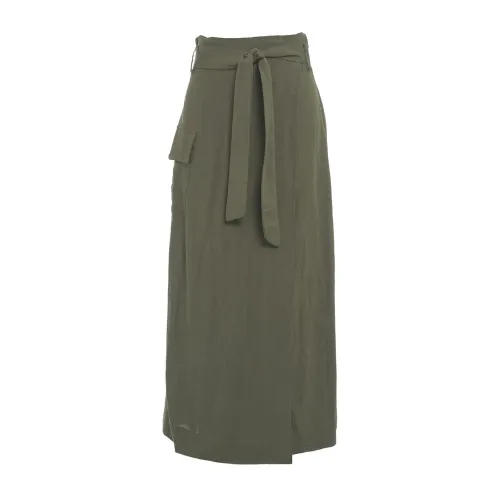 Kaos , Women's Clothing Skirts Green Ss24 ,Green female, Sizes:
