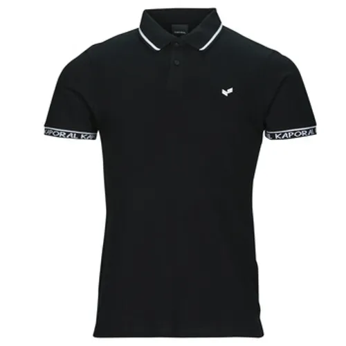 Kaporal  SETRO EXODE 1  men's Polo shirt in Black