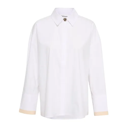 Karen by Simonsen , Nillakb Shirt Bluser - Bright White ,White female, Sizes: