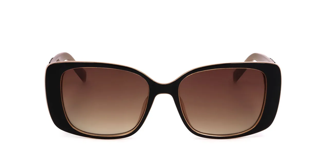 Karen Millen KM5047 020 Women's Sunglasses Black Size 53