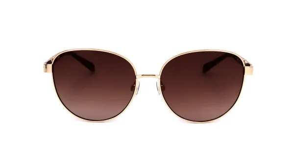 Karen Millen KM7021 420 Women's Sunglasses Gold Size 57