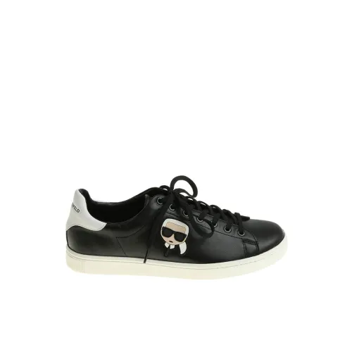 Karl Lagerfeld , 3D Lace Sneakers ,Black male, Sizes: