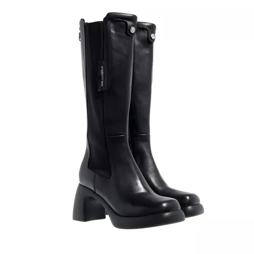 Karl Lagerfeld Boots & Ankle Boots - Astragon Hi Leg Gore Boot - black - Boots & Ankle Boots for ladies