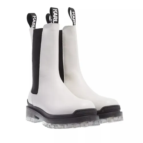 Karl Lagerfeld Boots & Ankle Boots - BIKER II Long Gore Boot - white - Boots & Ankle Boots for ladies