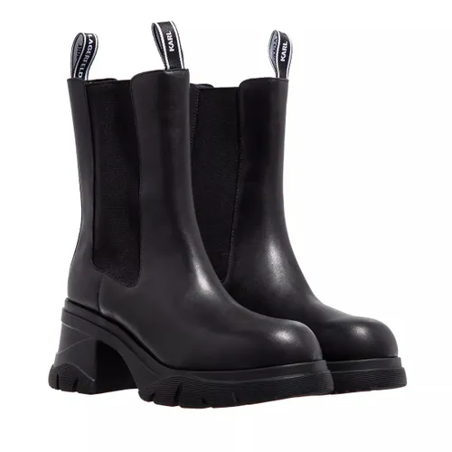 Karl Lagerfeld Boots & Ankle Boots - Bridger Midi Gore Boot - black - Boots & Ankle Boots for ladies